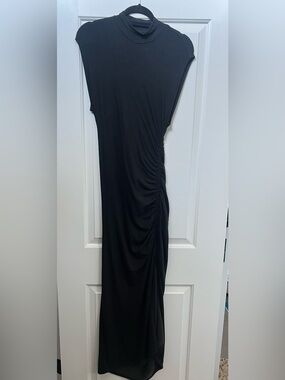Anthropologie Classic Black Ruched Women’s Dress
